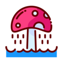 furniture and household,hygiene,shower,water park,mushroom shower
